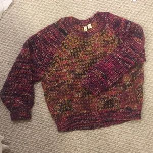 Colorful Anthropologie sweater!